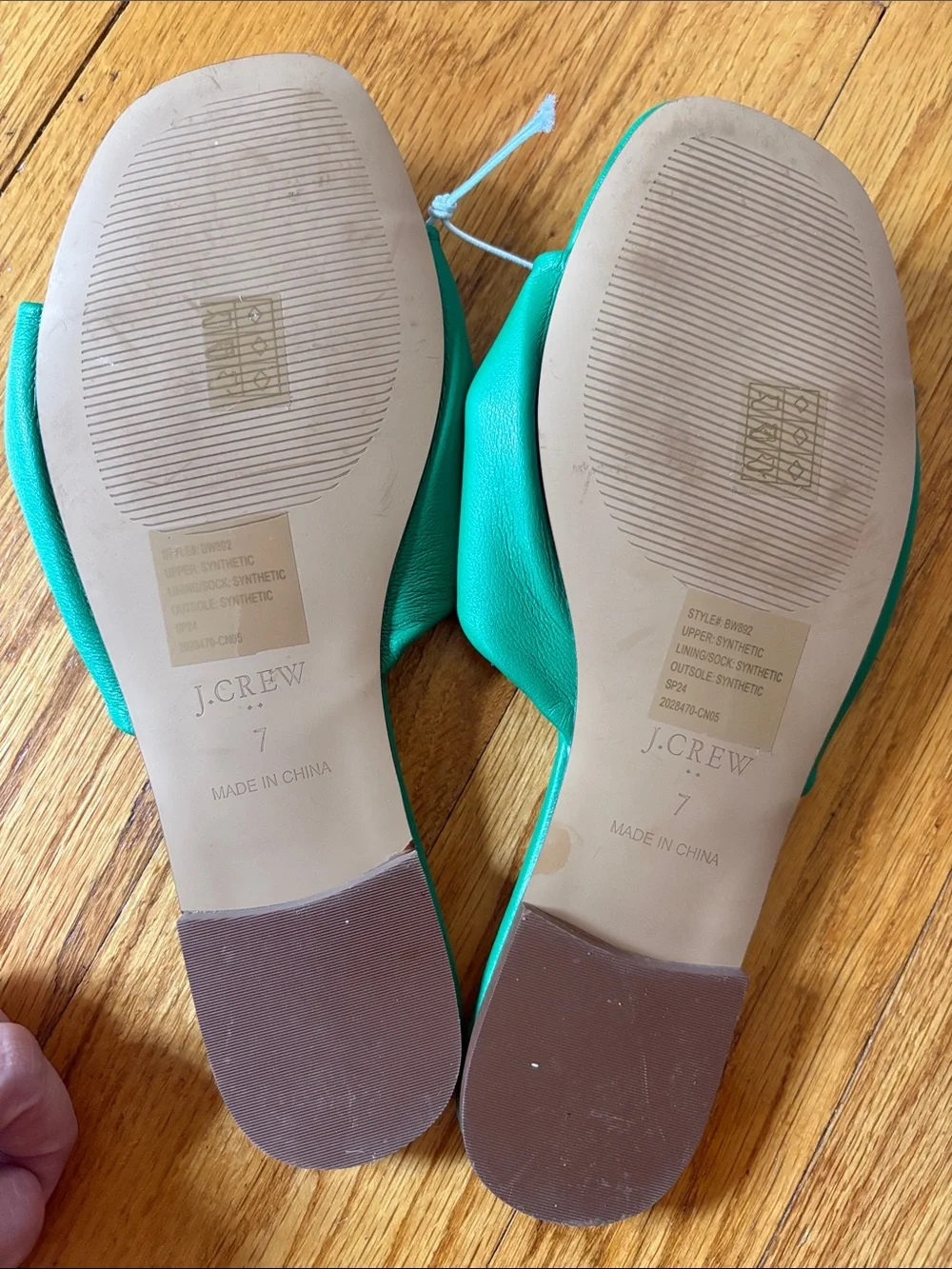 J. Crew slip mules